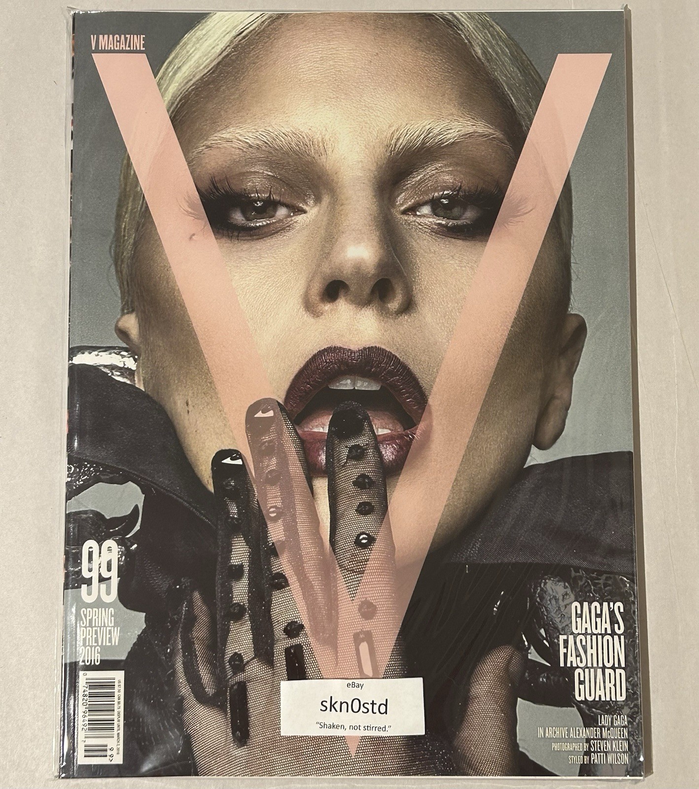 V #99 (Spring Preview 2016) • fashion magazine • brand new • Lady Gaga