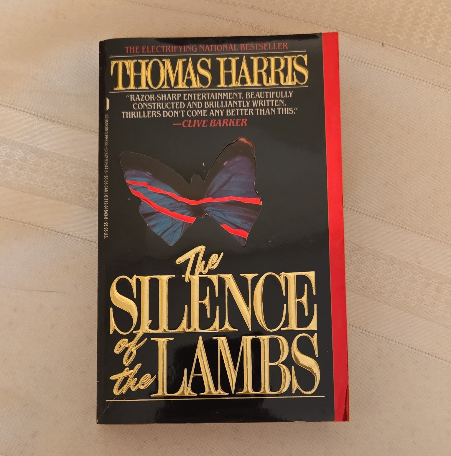 Thomas Harris The Silence of the Lambs Hannibal Lecter St. Martin’s 1988 PB