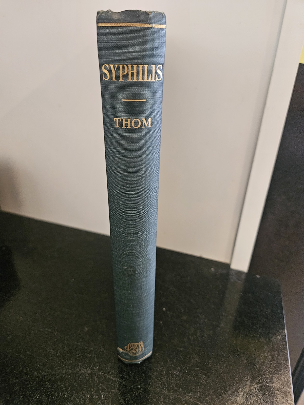 1922 Syphilis By Thom 1st Edition Antique Medical Book STD Photos Illustrations