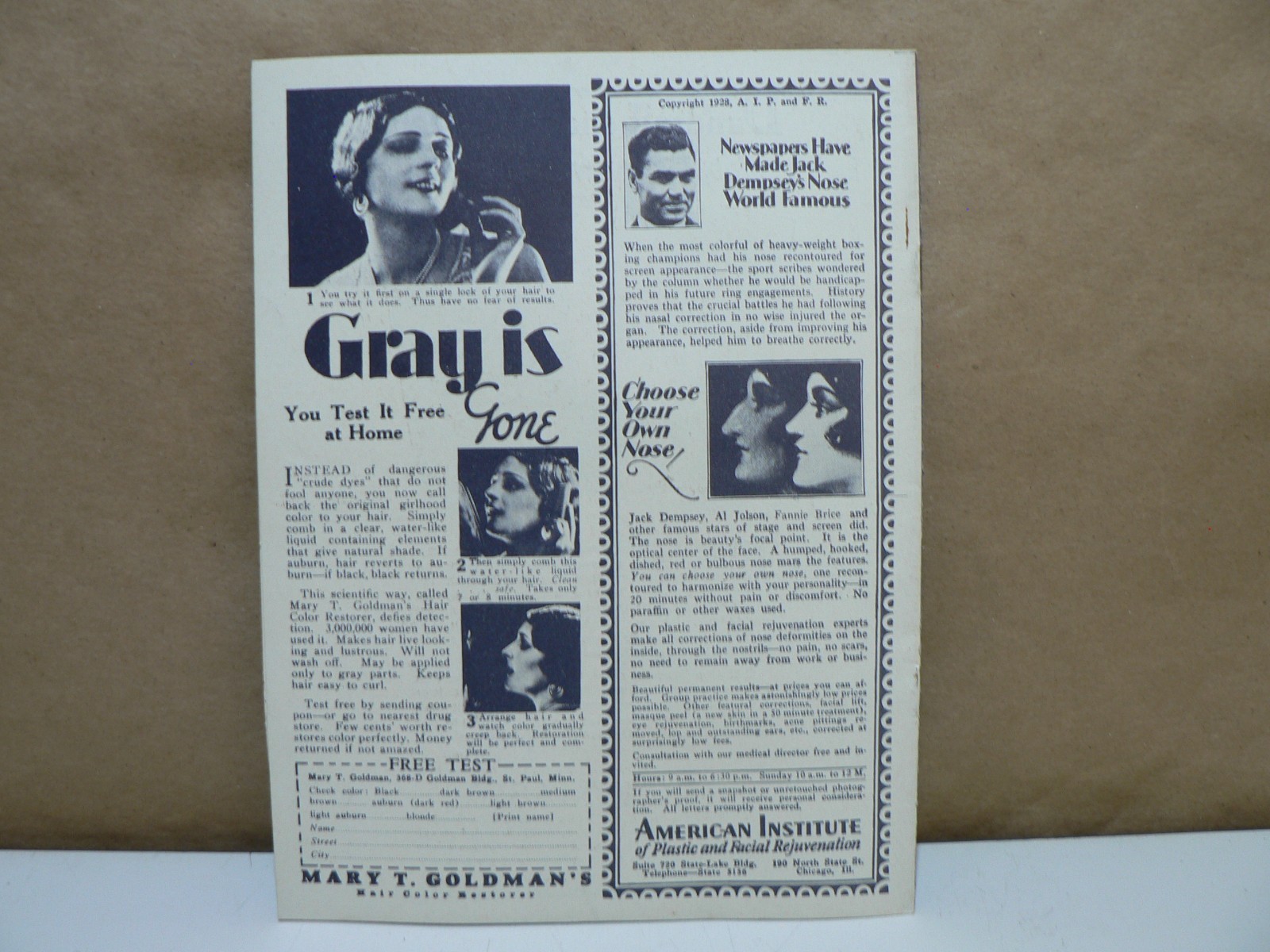 Vintage 1920’s Balaban & Katz Magazine Thomas Meighan Front Cover