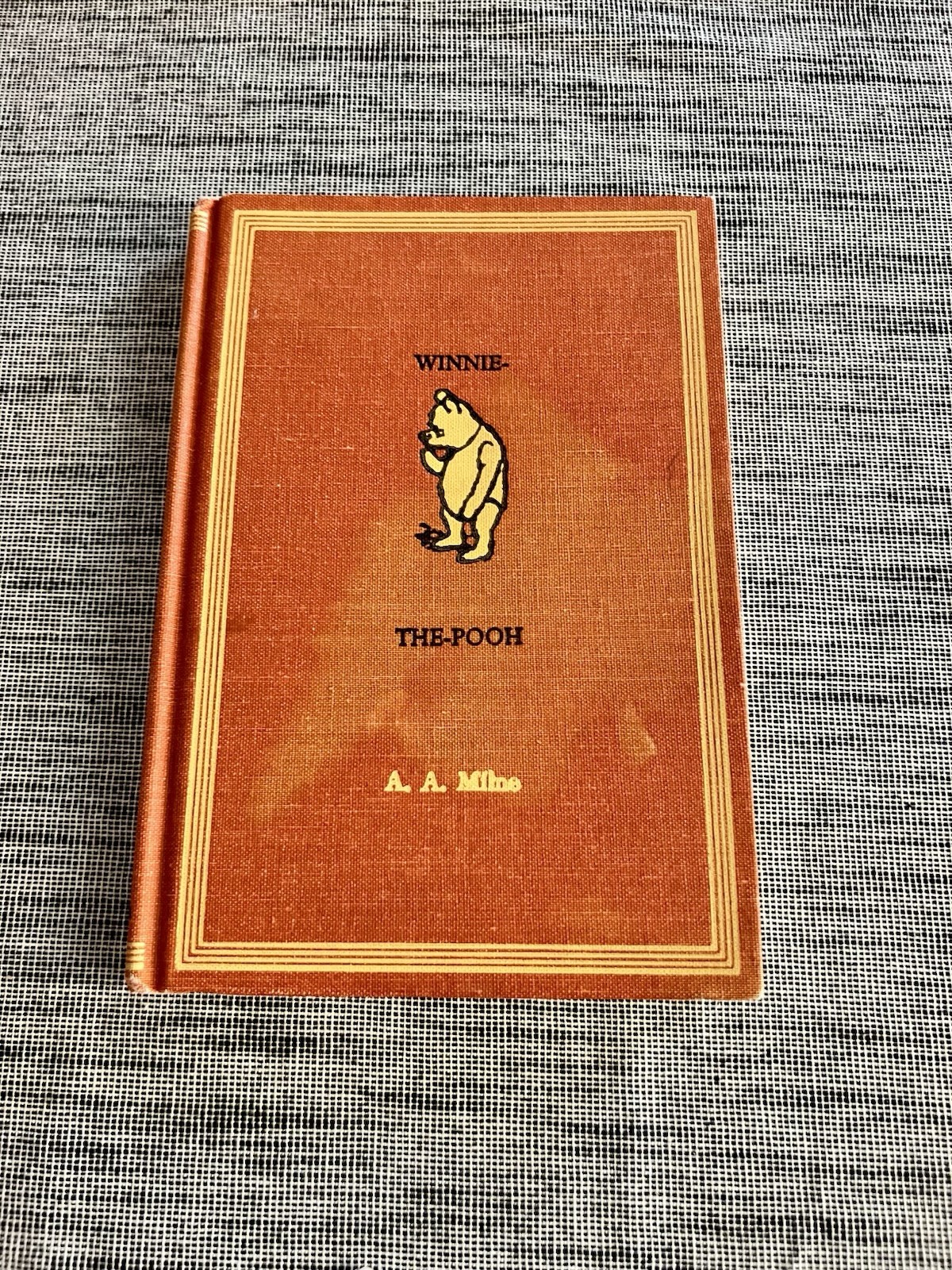 Winnie-the-Pooh A.A. Milne 1961 E.P. Dutton Vintage Red Hardcover Illus FREESHIP