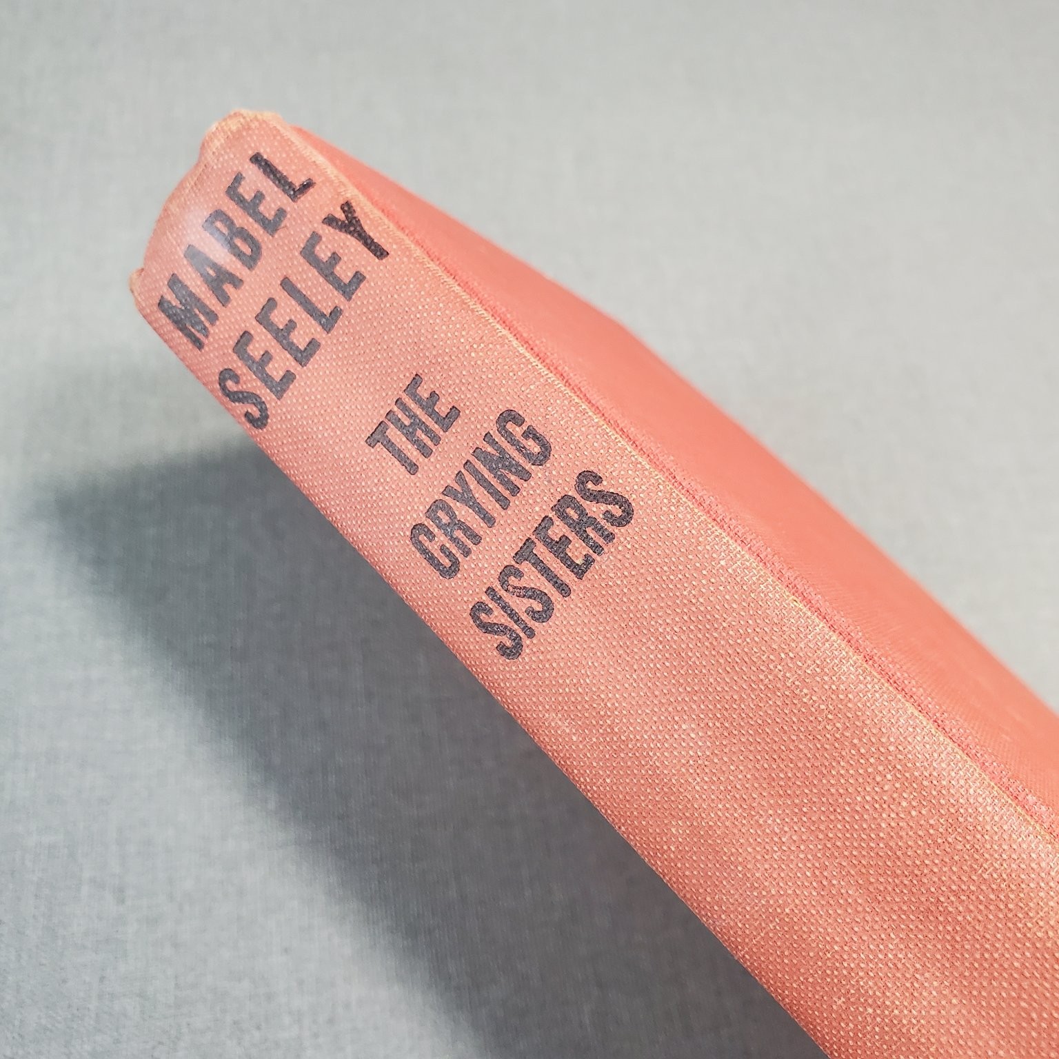 The Crying Sisters Mabel Seeley 1939 Mystery Suspense Grosset & Dunlap