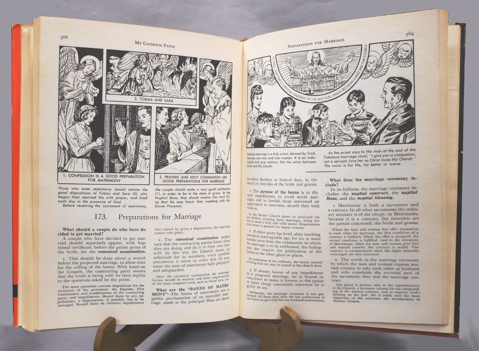 Vintage Book: 1960 MY CATHOLIC FAITH by Louis LaRavoire Morrow, HC/Dust Jacket