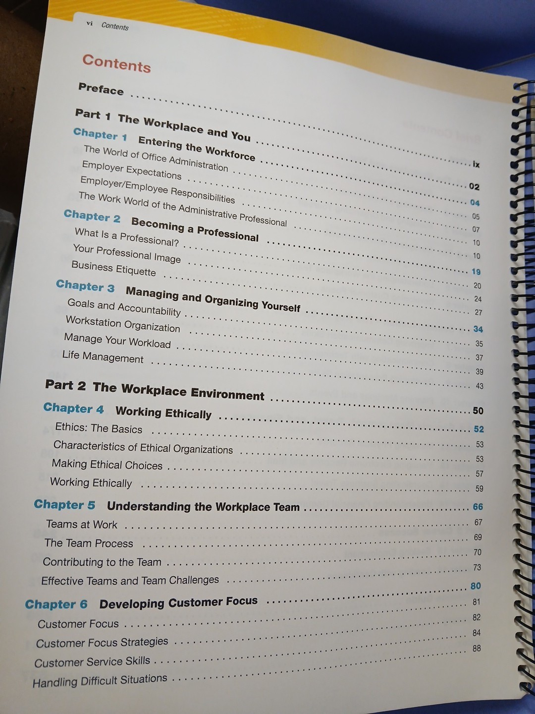 The Administrative Professional: Technology & Procedures 15th Ed. Spiral ~ Good+