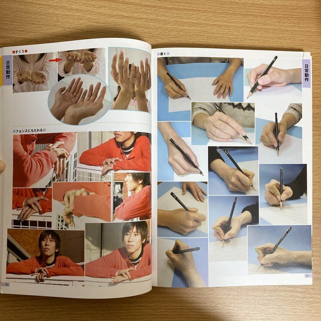 How to Draw HANDS Pose Art Reference Book Collection 4 Anime Manga Japanese Used