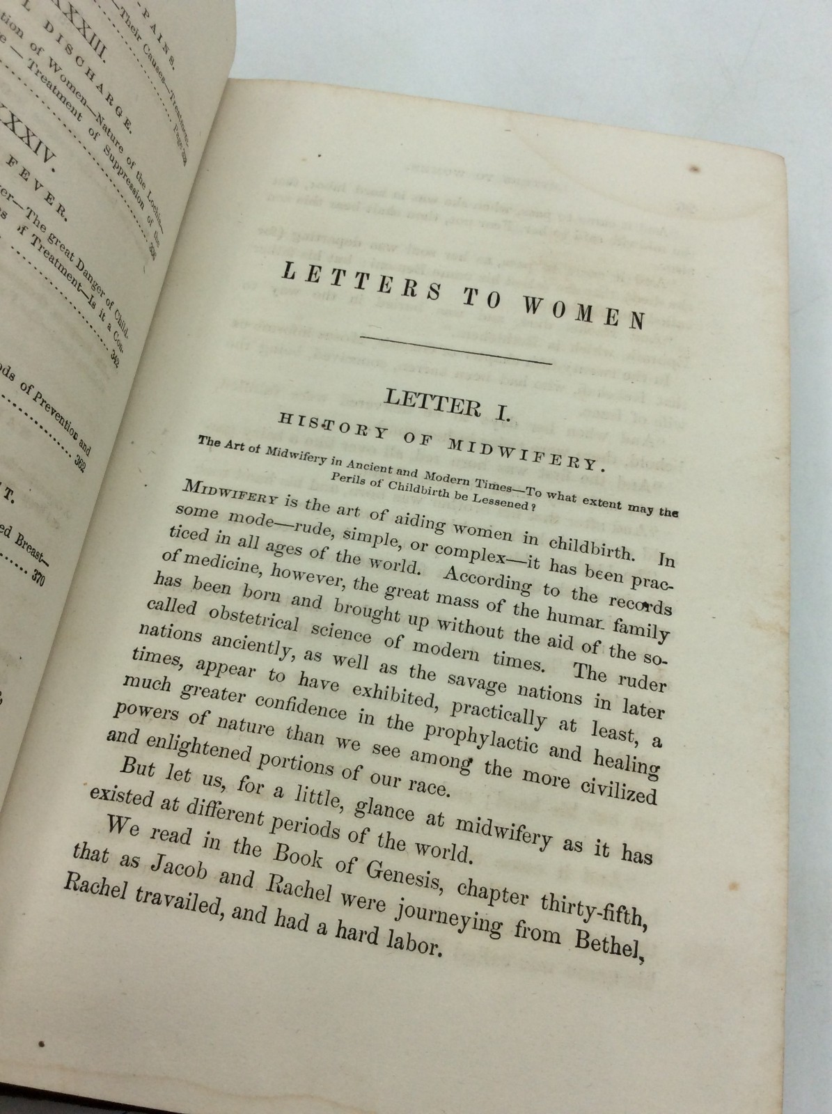 MIDWIFERY AND THE DISEASES OF WOMEN – Joel Shew – 1852 1st ed – medicine