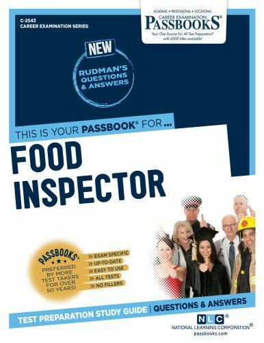Career Examination Ser.: Food Inspector by National Learning Corporation (2020,
