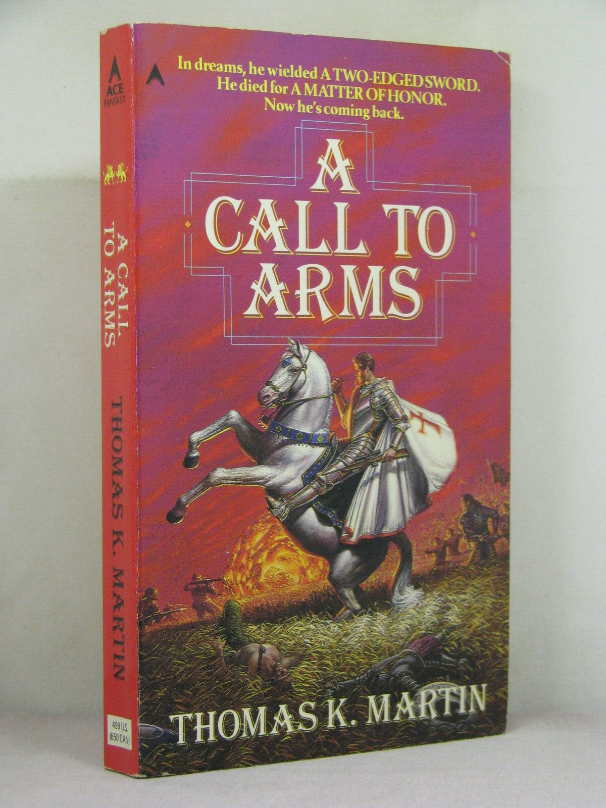 1st,signed by 2(author,artist),Delgroth 3:A Call to Arms by Thomas K Martin(1995