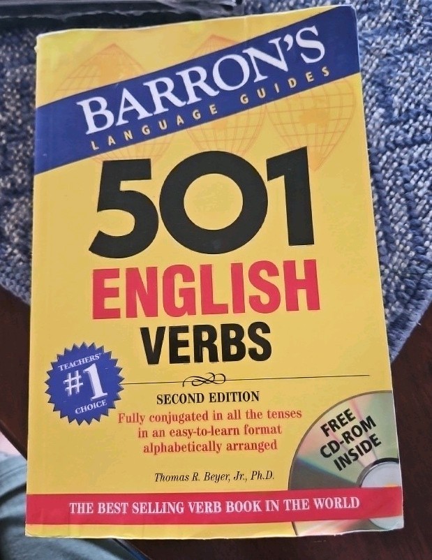 501 English Verbs: with CD-ROM (Barrons 501 English Verbs (W/CD SEALED) GOOD