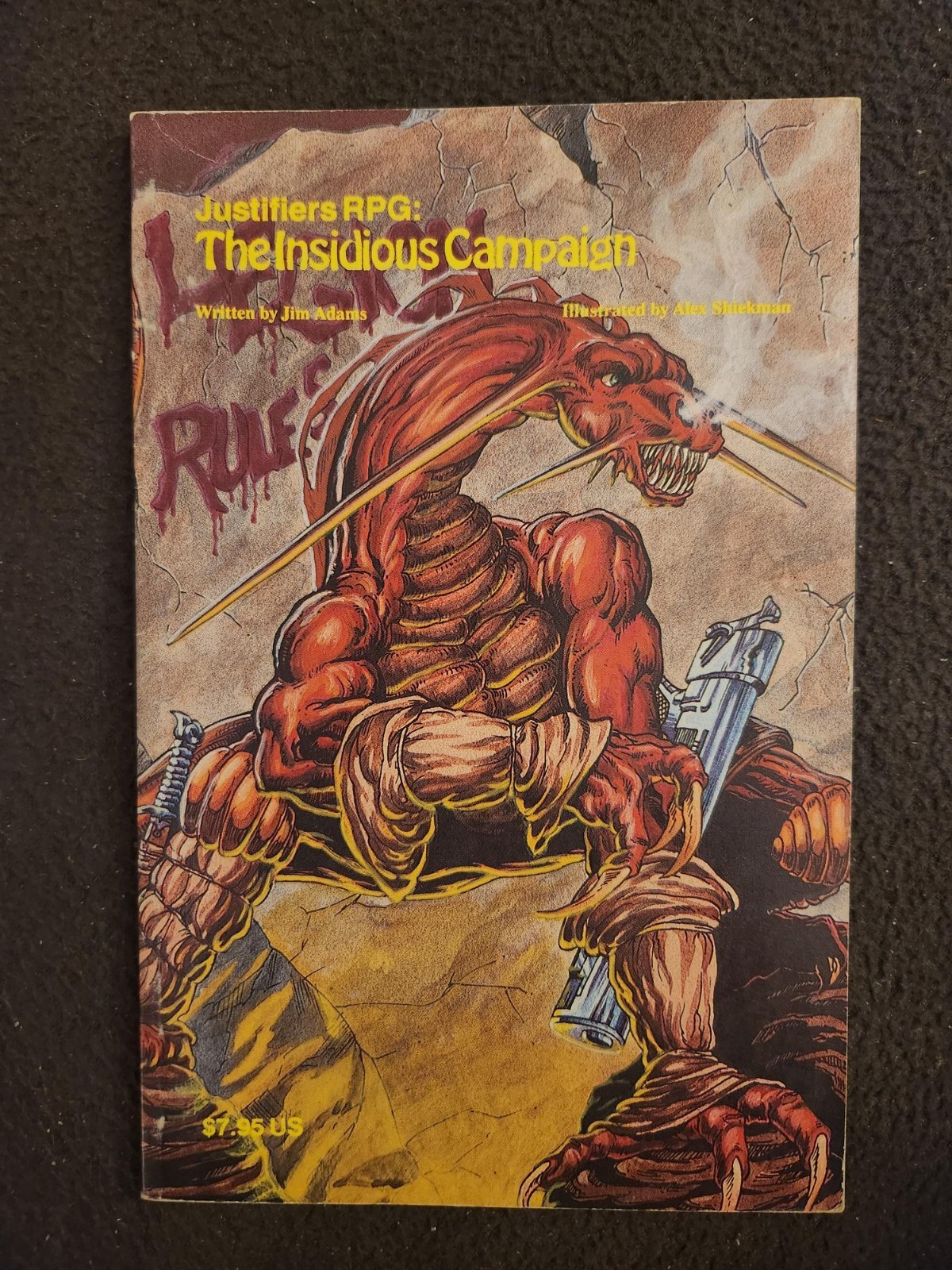 The Insidious Campaign A Justifiers RPG Adventure Sourcebook-Very Nice!