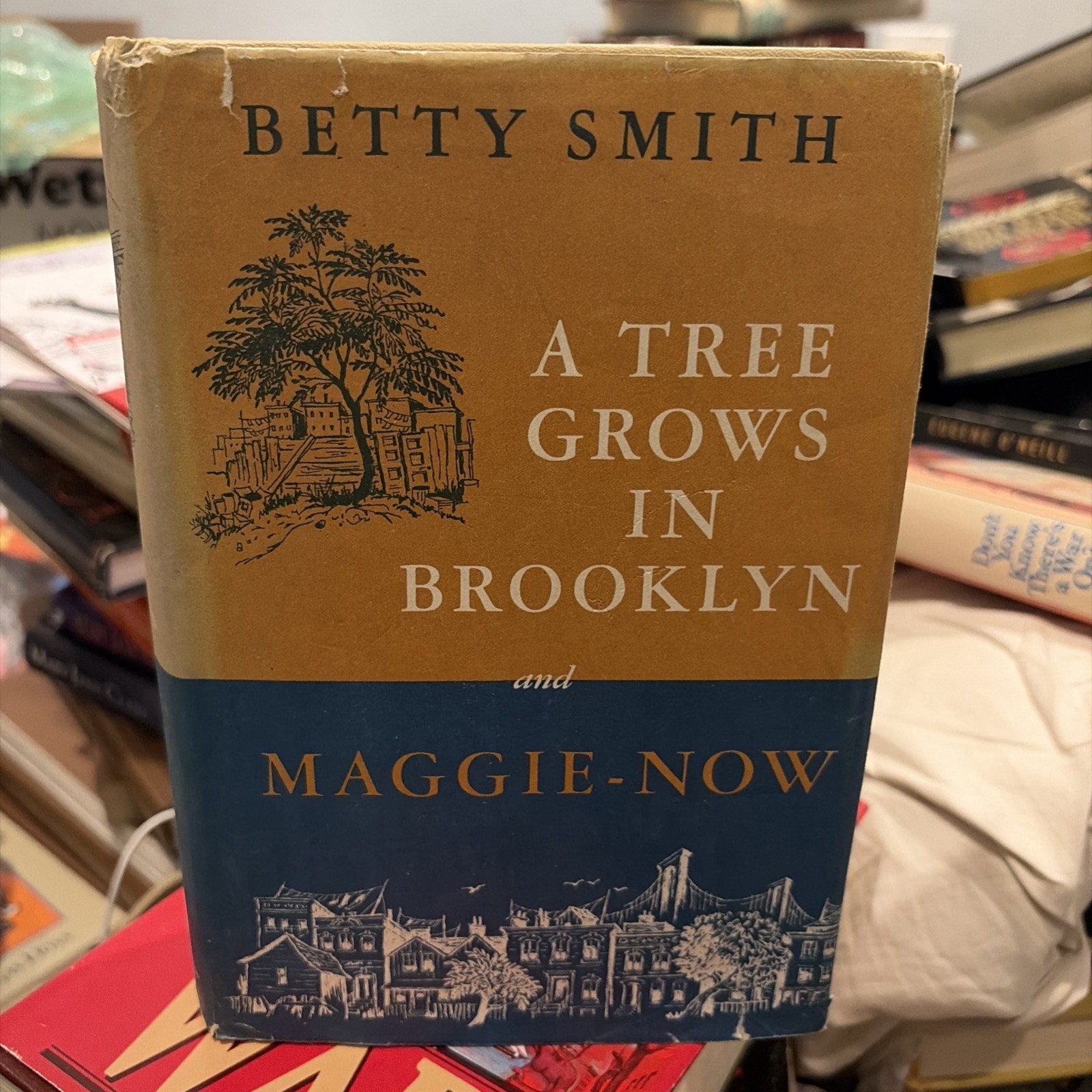 A Tree Grows in Brooklyn & Maggie-Now by Betty Smith 1947 HCDJ Book Club Edition