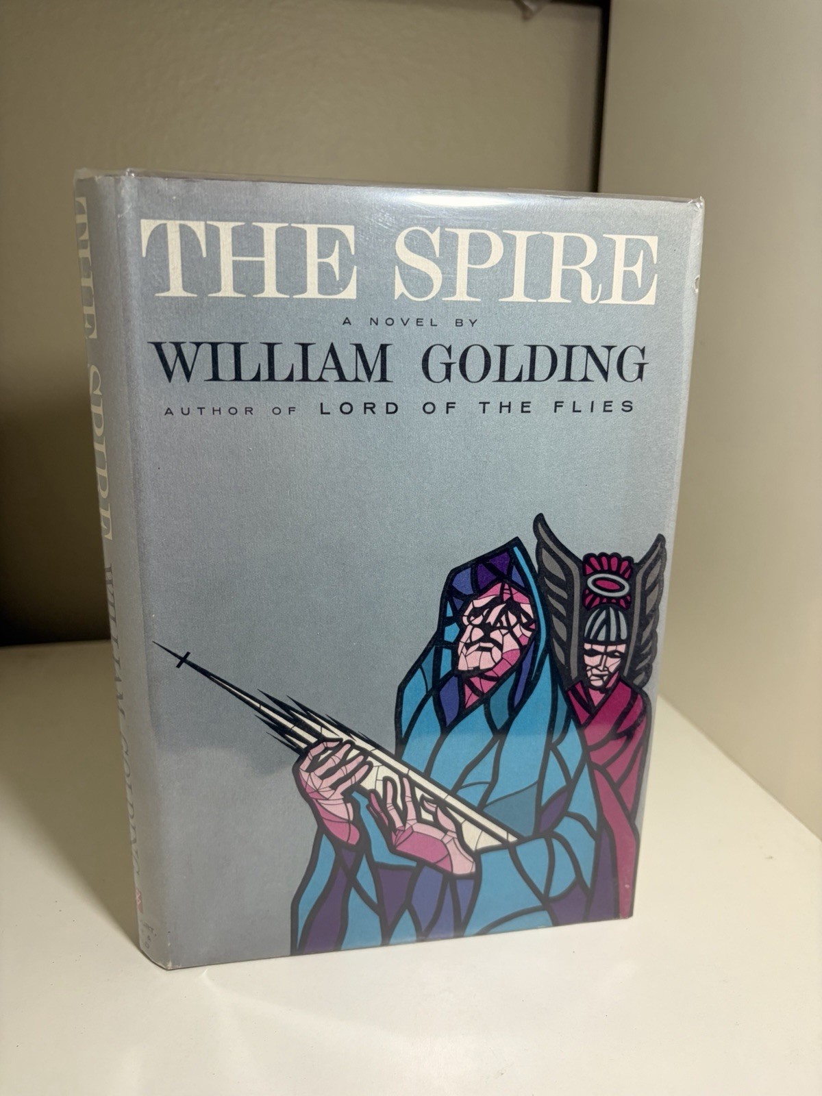 The Spire – William Golding – First Edition HC DJ Vinyl Cover – NICE