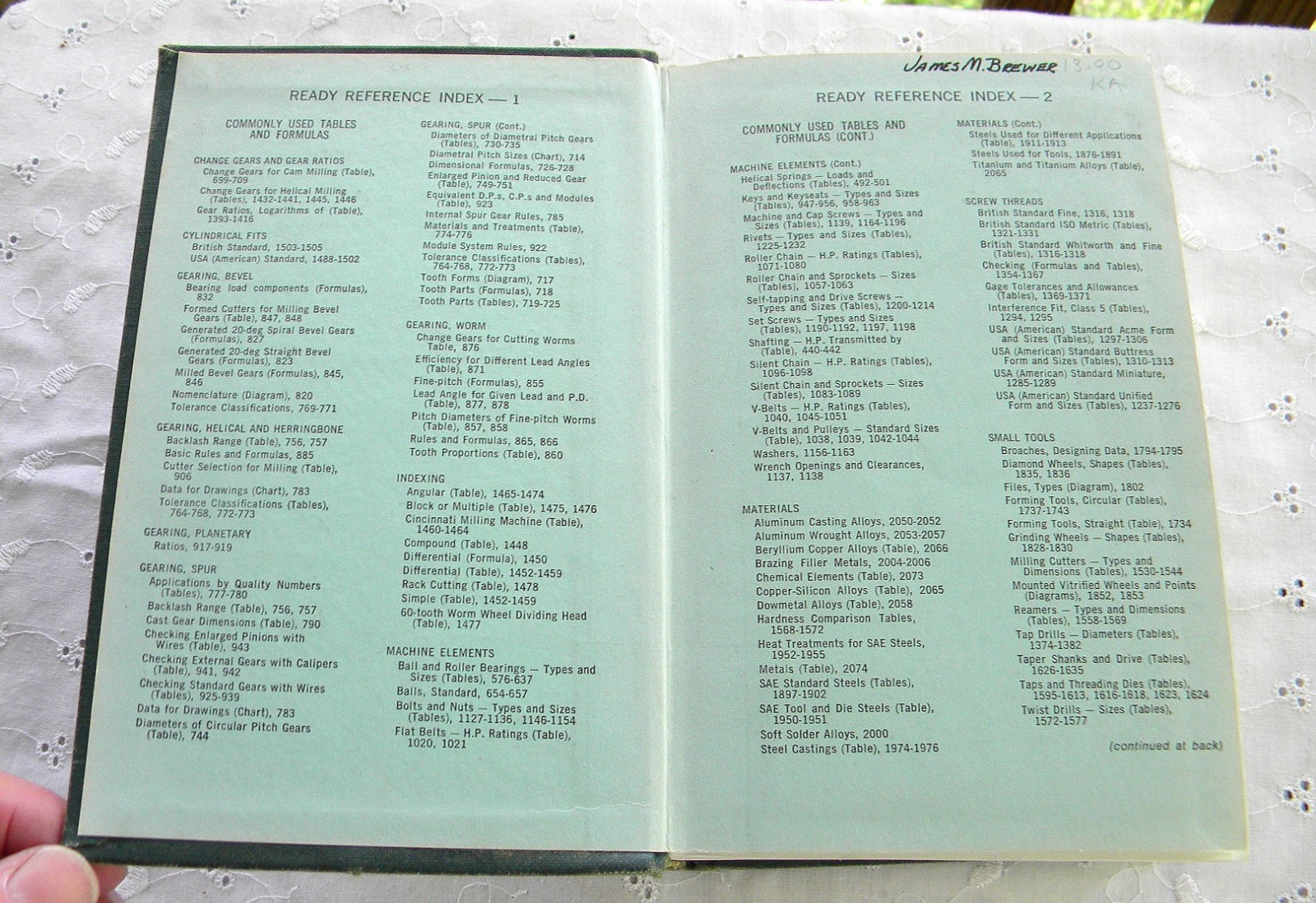 Machinery’s Handbook Eighteenth Edition HC 1968 Oberg & Jones Industrial Press