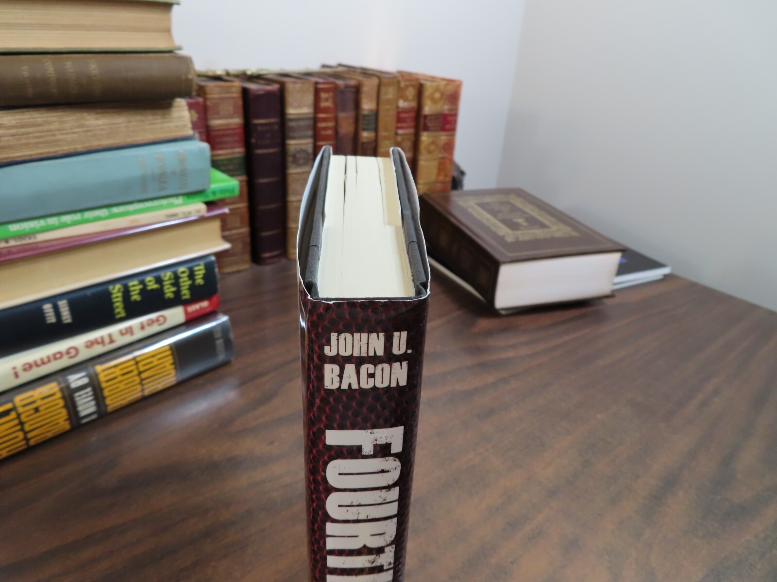 Fourth and Long John U Bacon SIGNED Inscribed 2013 HC 9781476706436
