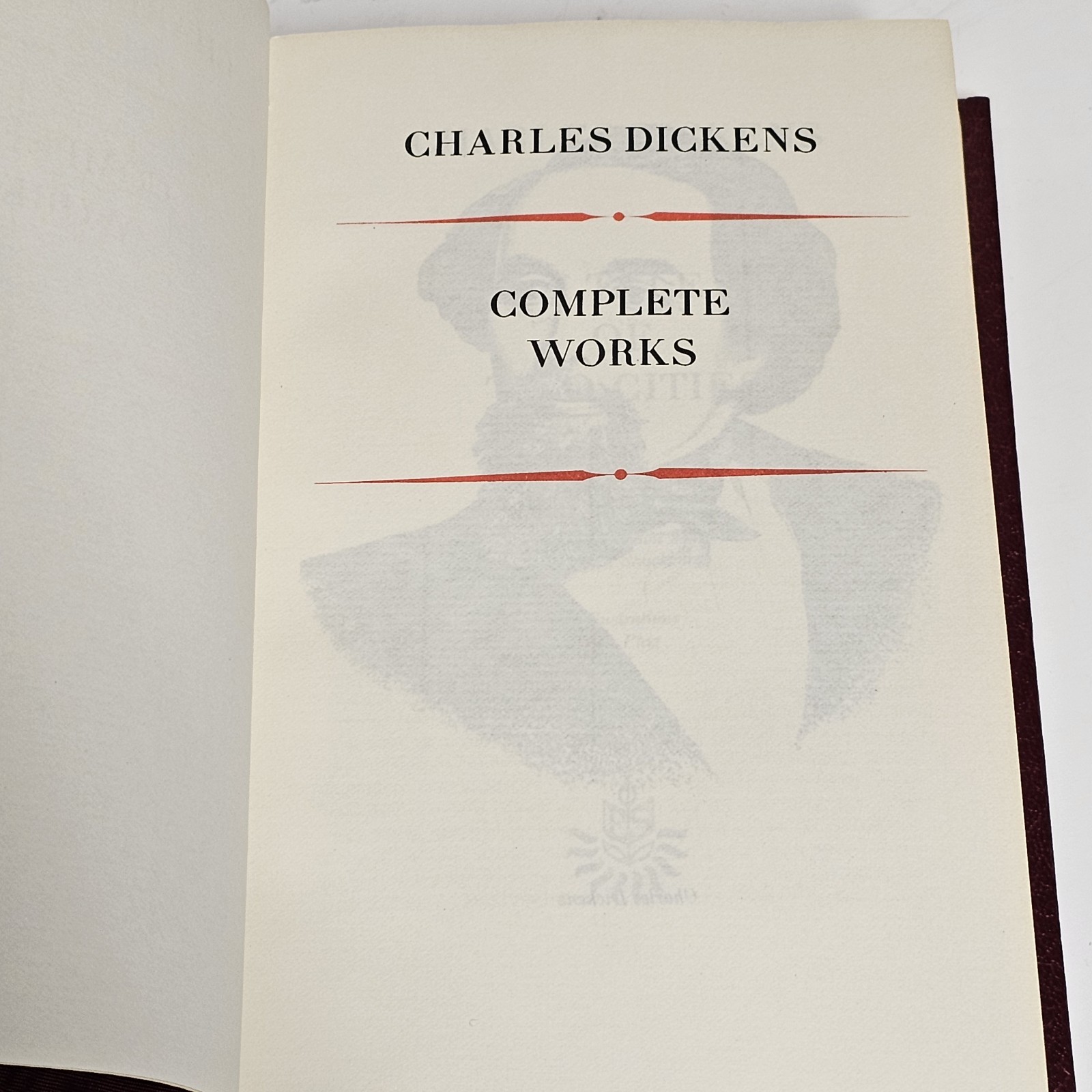 Charles Dickens Complete Works A Tale of Two Cities – Edito-Service Gilt – Book