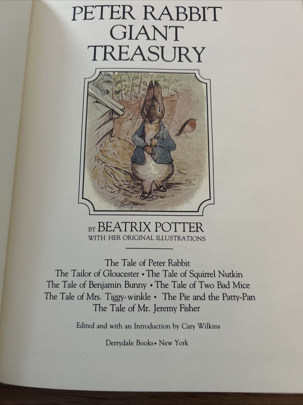 Giant Treasury of Peter Rabbit by Beatrix Potter (1980, Hardcover)