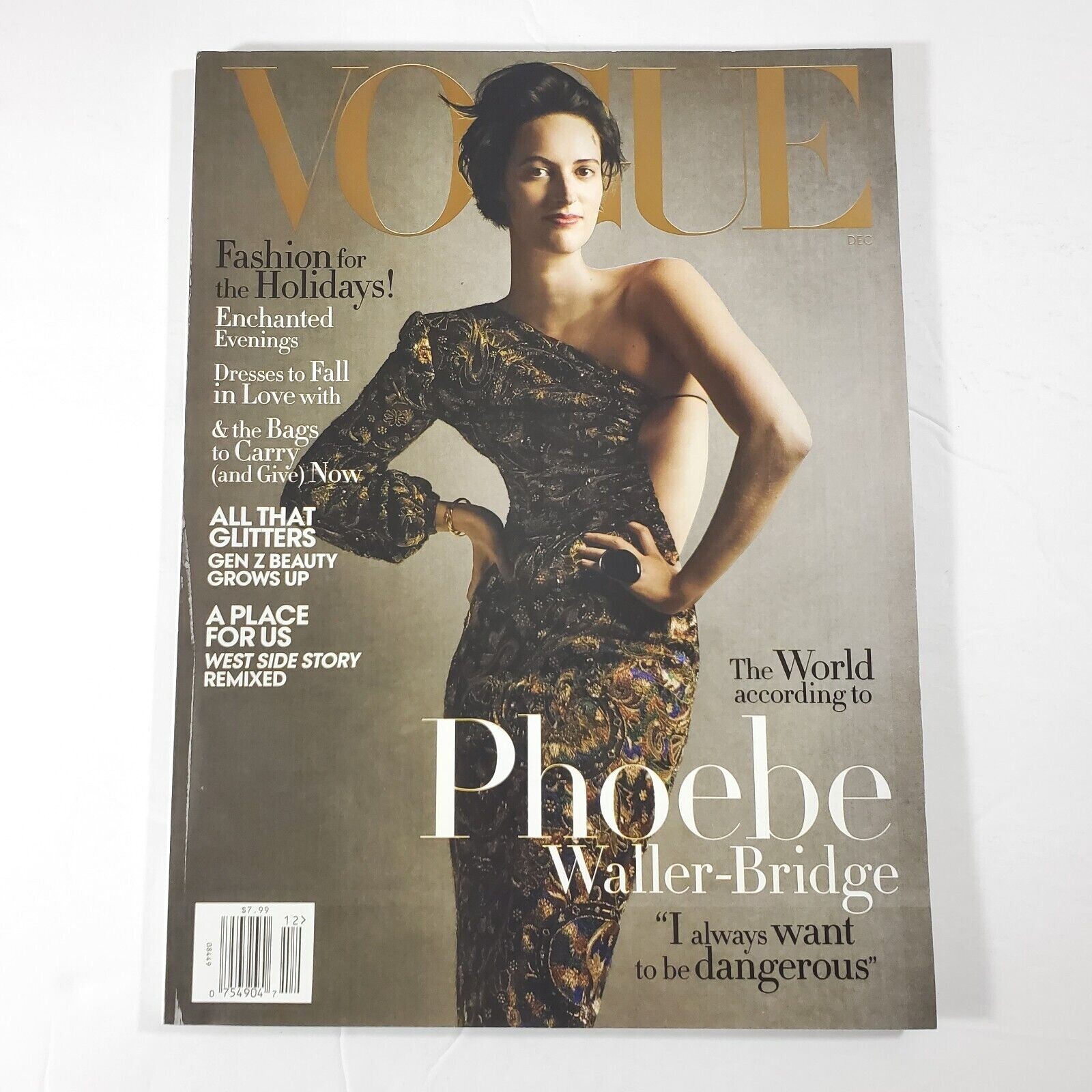 Phoebe Waller Bridge Vogue Magazine Dec 2019 West Side Story Euphoria Makeup