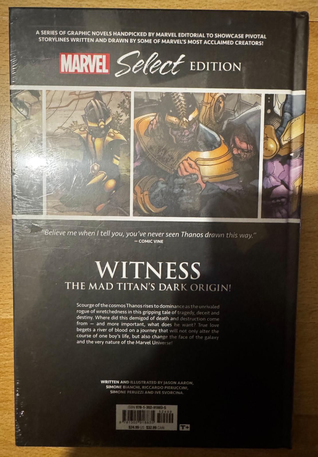 Thanos Rising Marvel Select Edition Hardback Hardcover Graphic Novel