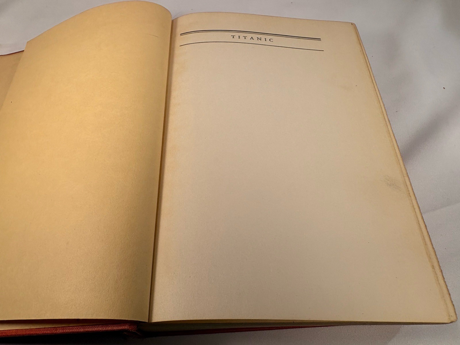 Robert Prechtl Titanic 1940 E.P. Dutton Cloth Third Printing Shipwreck History