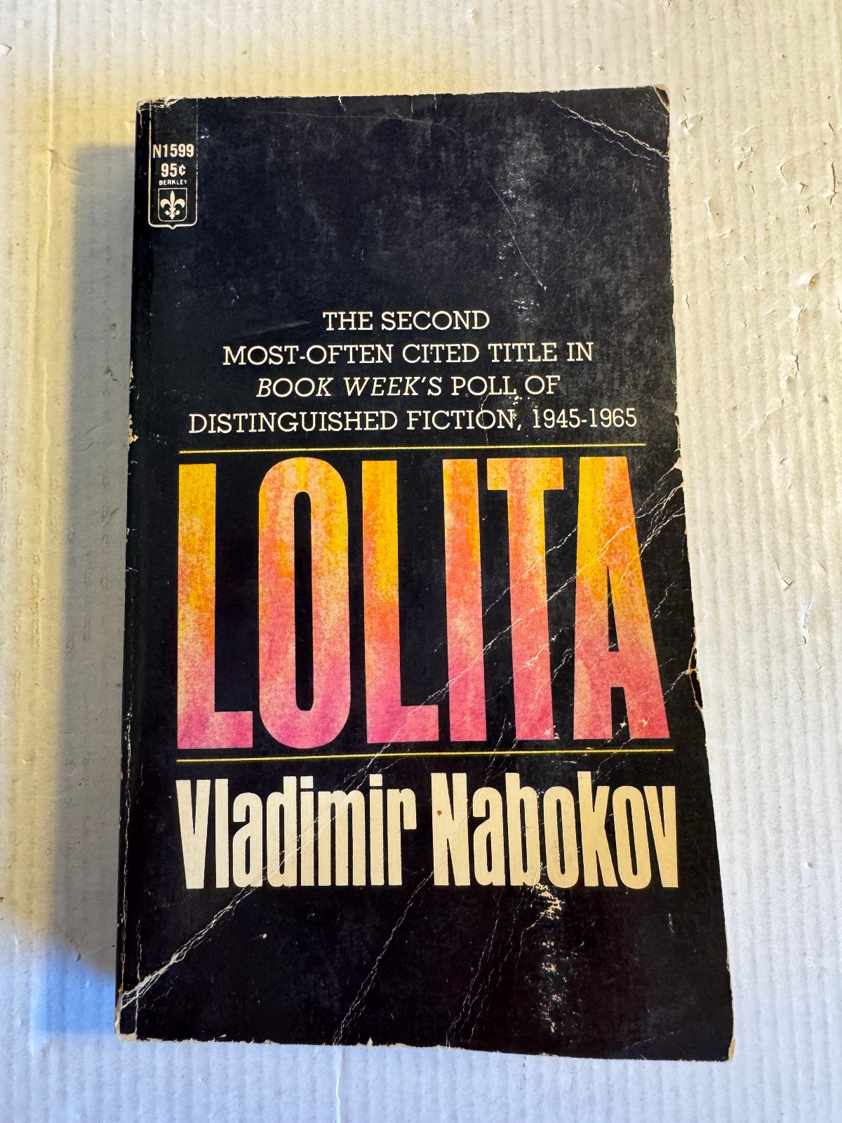 Lolita Vladimir Nabokov 1969 5th Printing Berkley Medallion Vintage Paperback