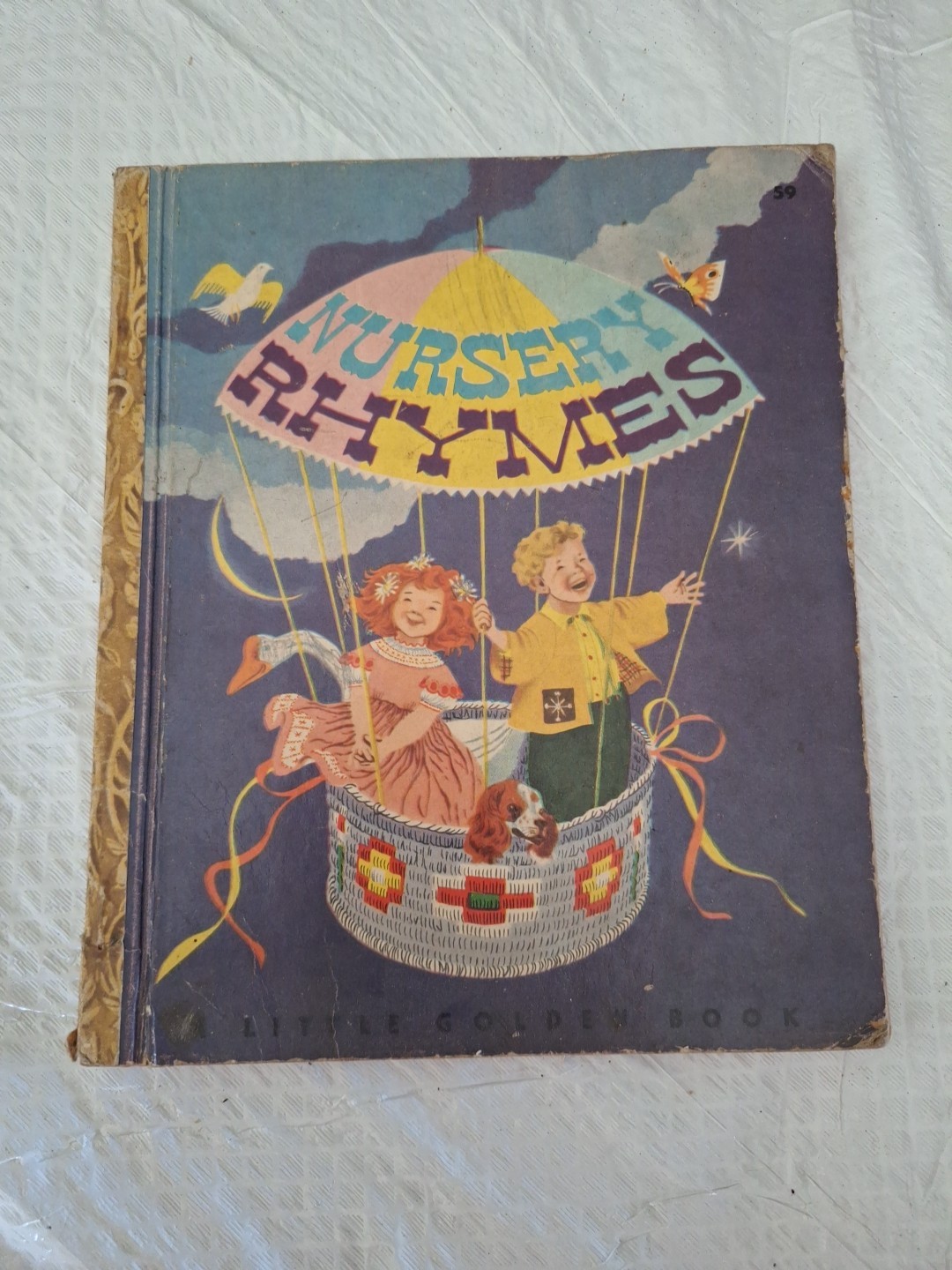 VINTAGE LITTLE GOLDEN BOOK – “Nursery Rhymes” 1948 1st Edition “A”
