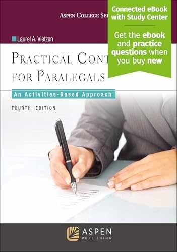 Practical Contract Law for – Paperback, by Vietzen Laurel A. – Very Good o