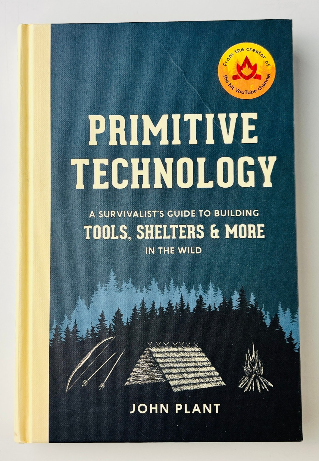 Primitive Technology John Plant 1st Ed Hardcover Bushcraft Survival Guide DIY