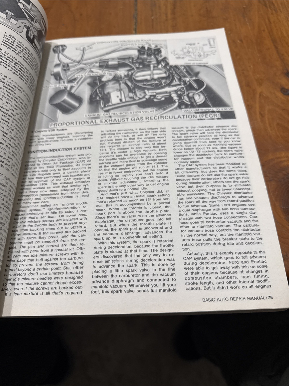 1973 Petersen’s Basic Auto Repair Manual Book Custom Racing Hot Rod Library