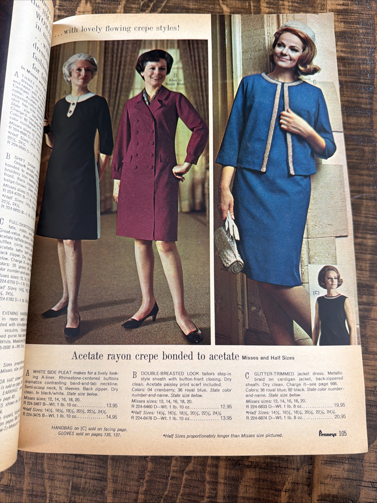 Penneys Fall & Winter Catalog 1968 Vintage 943 Pages