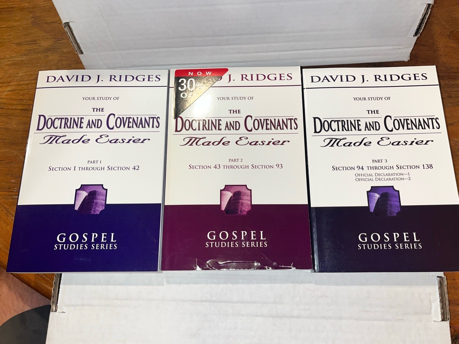 Your Study of The Doctrine and Covenants Made Easier – David J. Ridges 3 vol set
