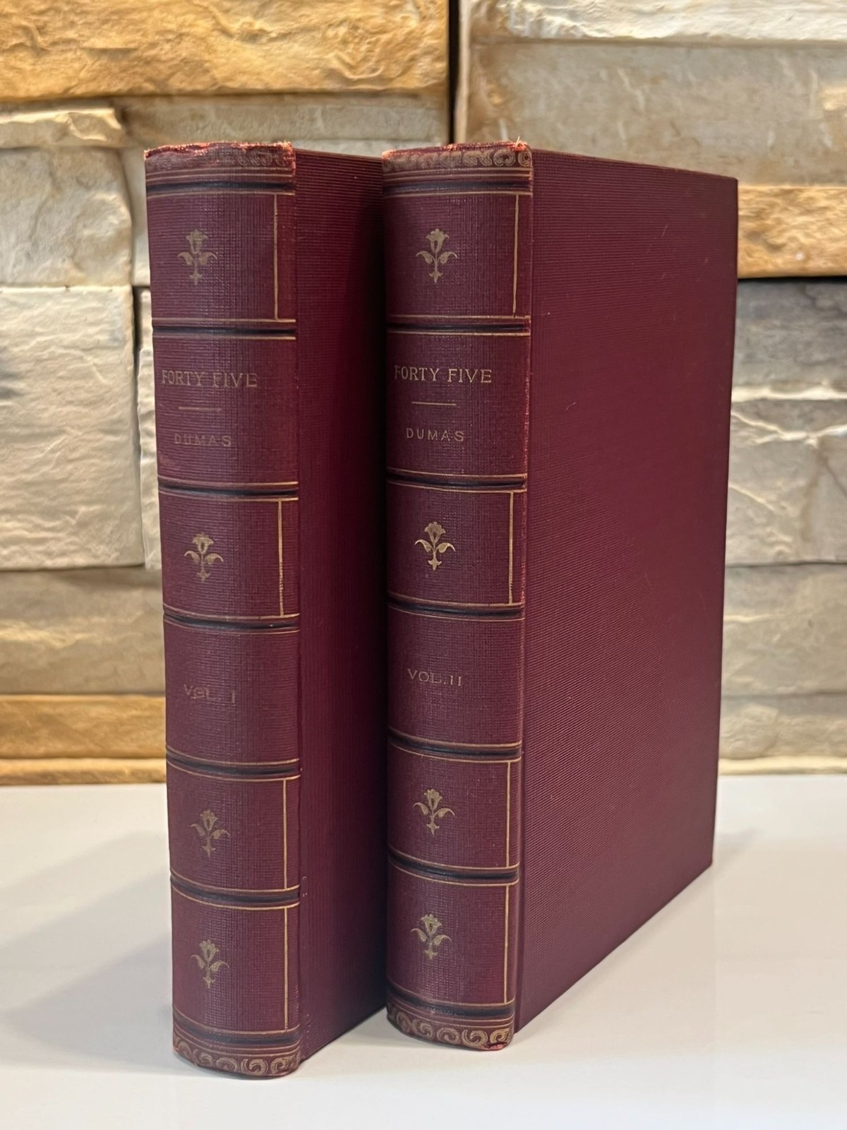 The Forty-Five Volumes I & II Alexandre Dumas 1890–1910 Valois Trilogy Adventure