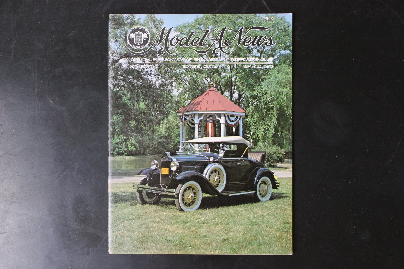 Model A News Magazine November December 1970 Ford Model A Roadster Car