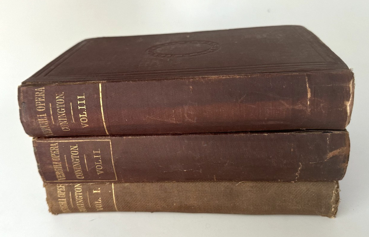 Works of Virgil / John Conington P. VERGILI MARONIS OPERA 1865-1876 George Long
