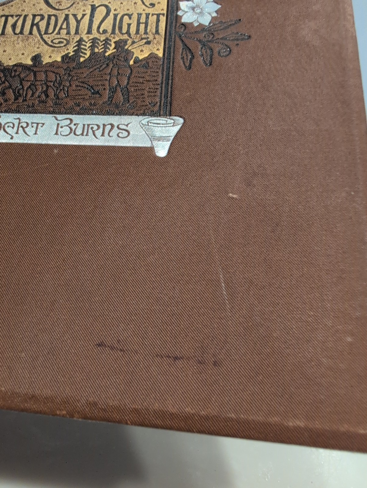 Cotter’s Saturday Night by Robert Burns 1800s Antique Illustrated F.A. Chapman