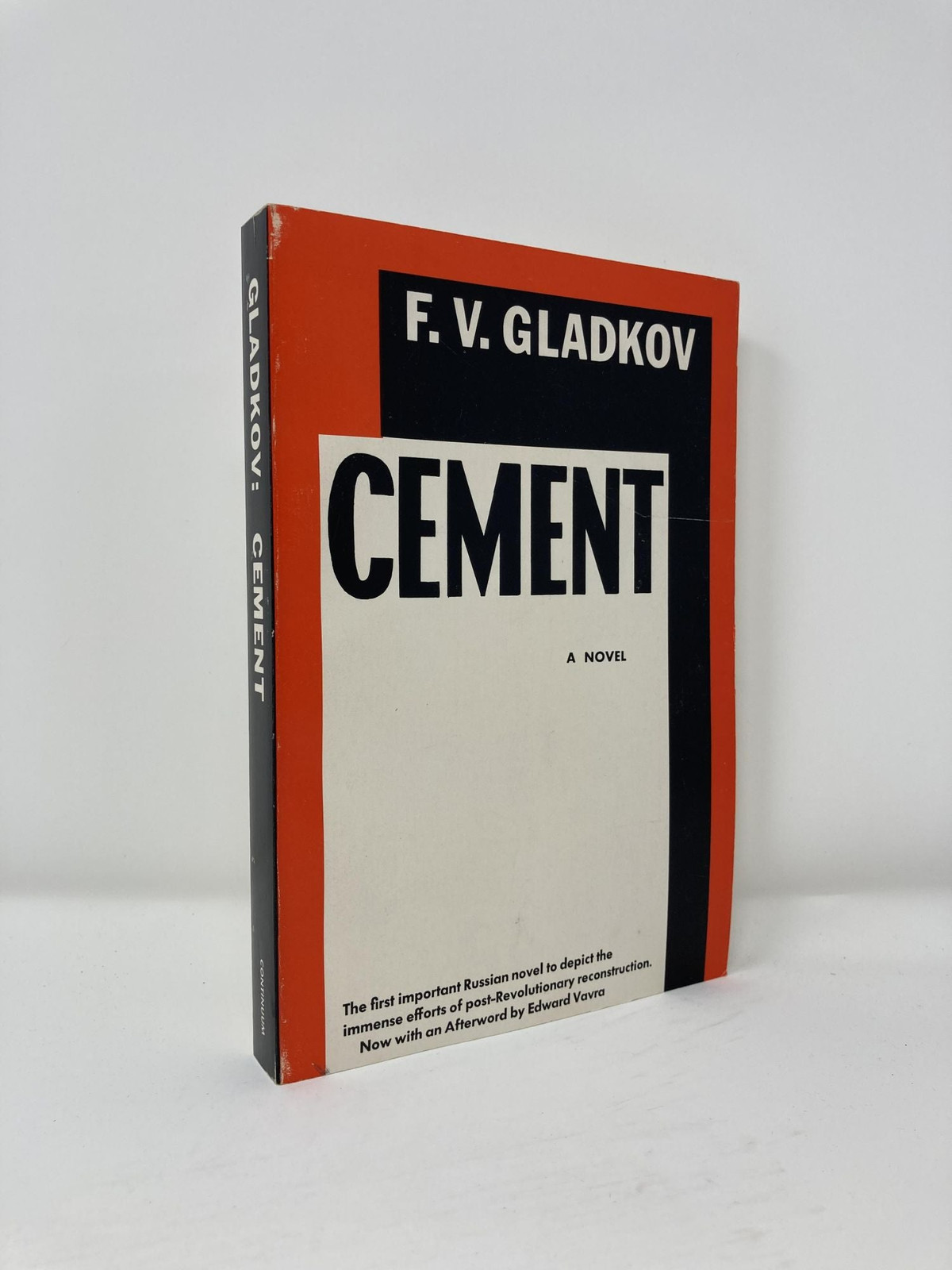 Cement a Novel by Fv Gladkov First 1st Edition VG PB