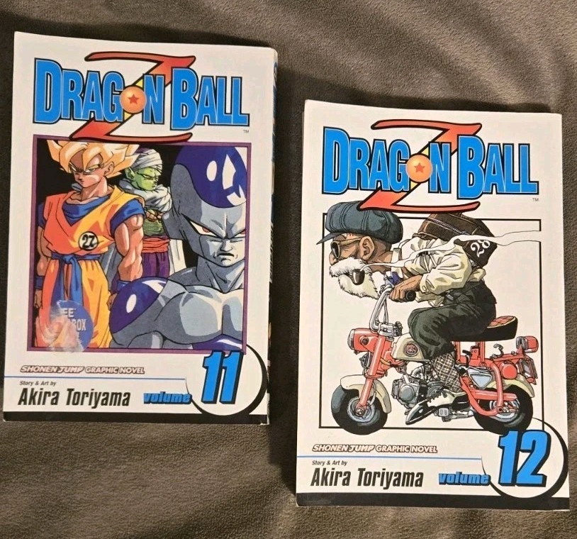 Dragon Ball Z Vol. 11 & 12 – Shonen Jump Graphic Novels -Akira Toriyama Manga