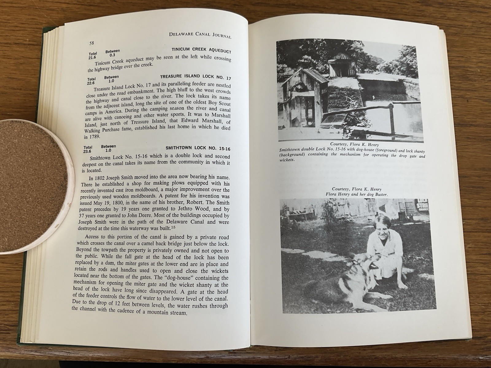 Delaware Canal Journal~C P Bill Yoder~Canal Press~1972~HBDJ~maps~photos~287 page