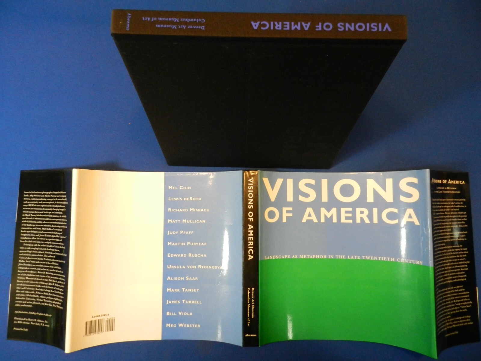 VISIONS OF AMERICA. LANDSCAPE AS METAPHOR IN THE LATE 20TH CENTURY. NY, 1994, DJ