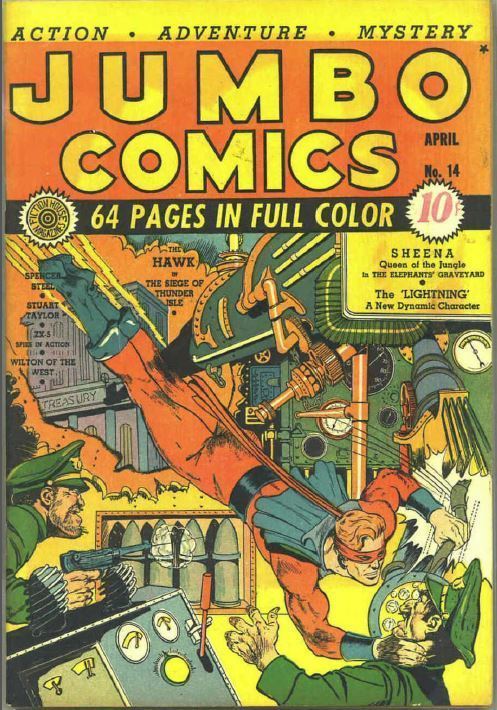 Jumbo Comics, Fiction House, 127 Issues, Vintage Golden Age Comics PDF DVD C80