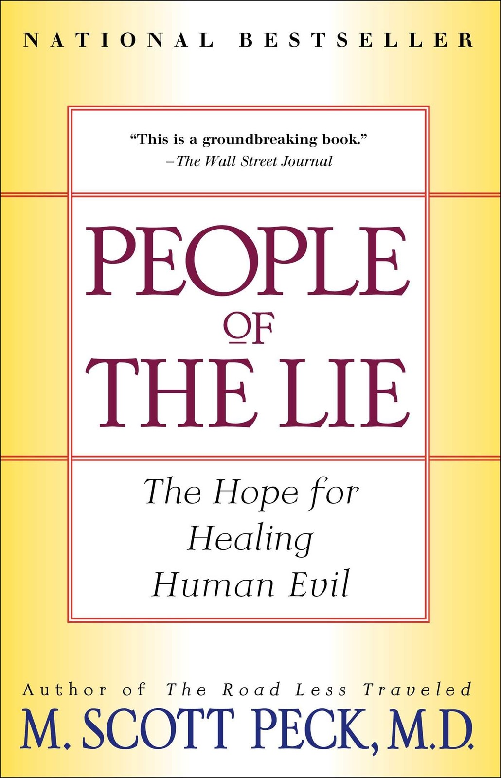 People of the Lie: The Hope for Healing Human Evil – paperback M. Scott Peck