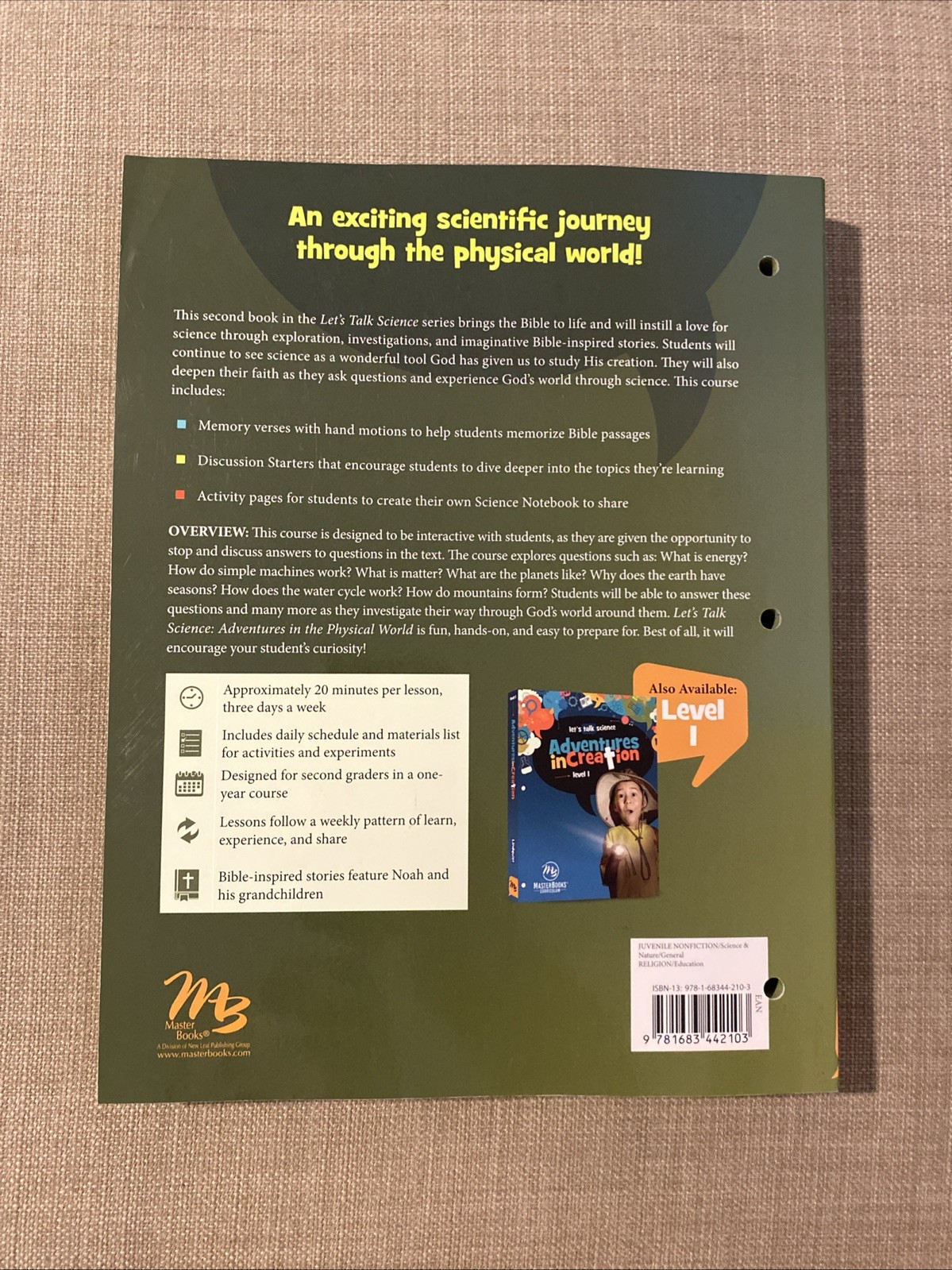 Adventures in Physical World Level 2 Master Books