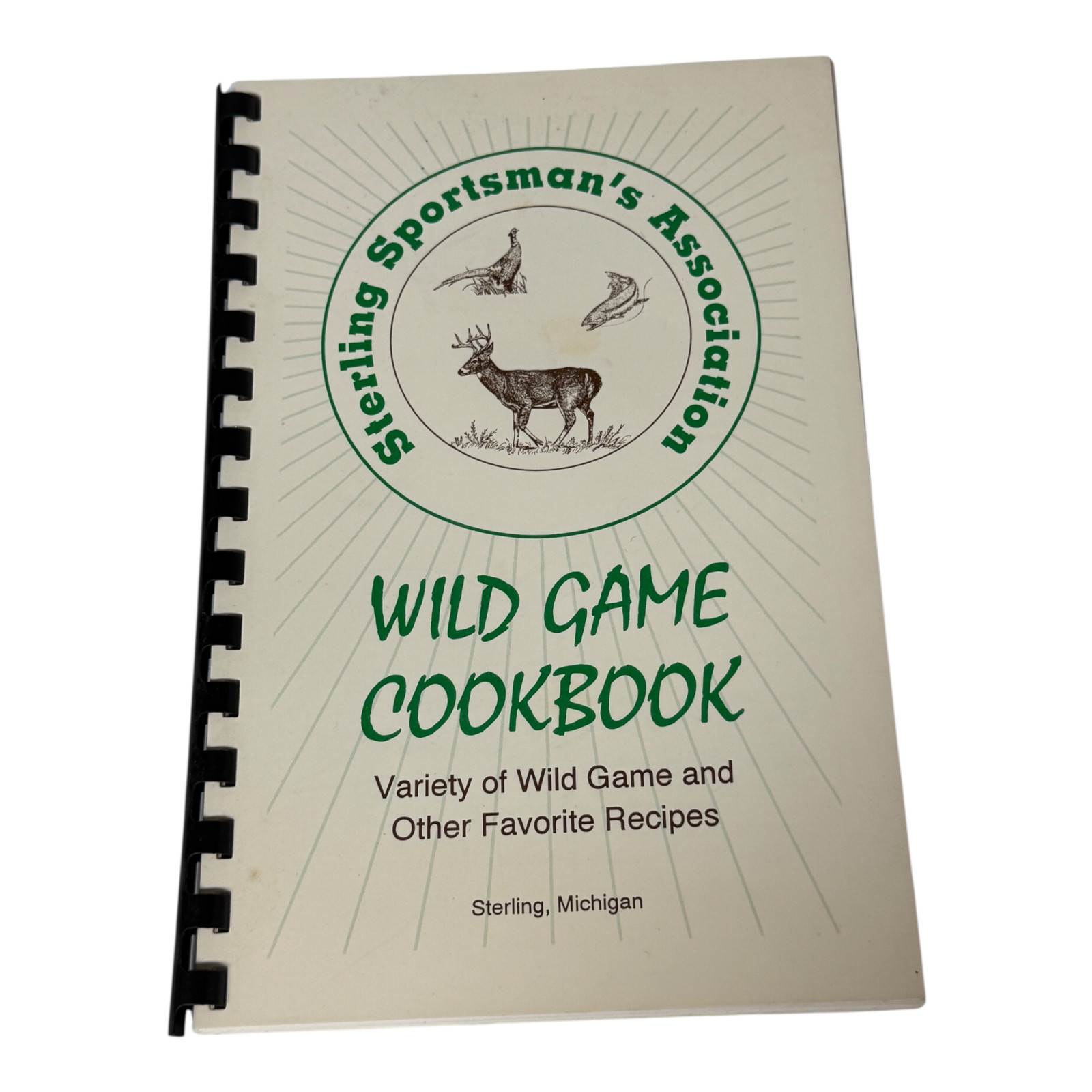 Sterling Sportsmans Association Wild Game Cookbook Recipes Michigan 61 Pages