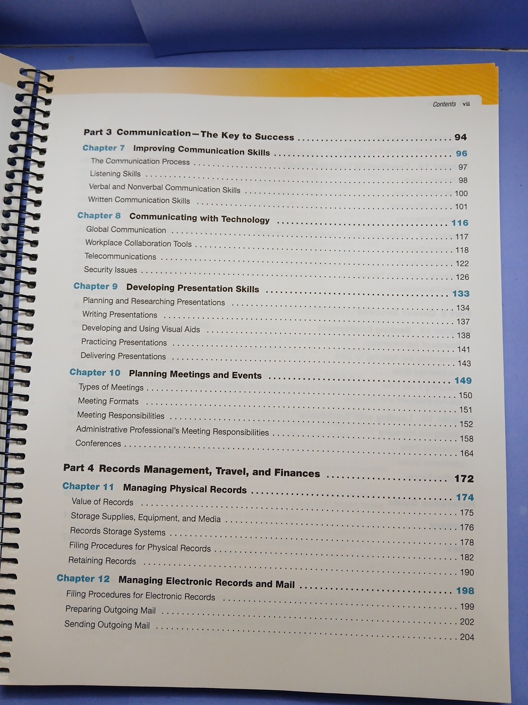 The Administrative Professional: Technology & Procedures 15th Ed. Spiral ~ Good+