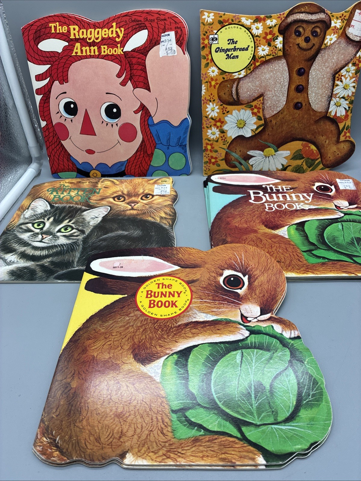 A Golden Shape Books 1960’s A Golden Press Book Lot Of 11 Duplicates Kitten