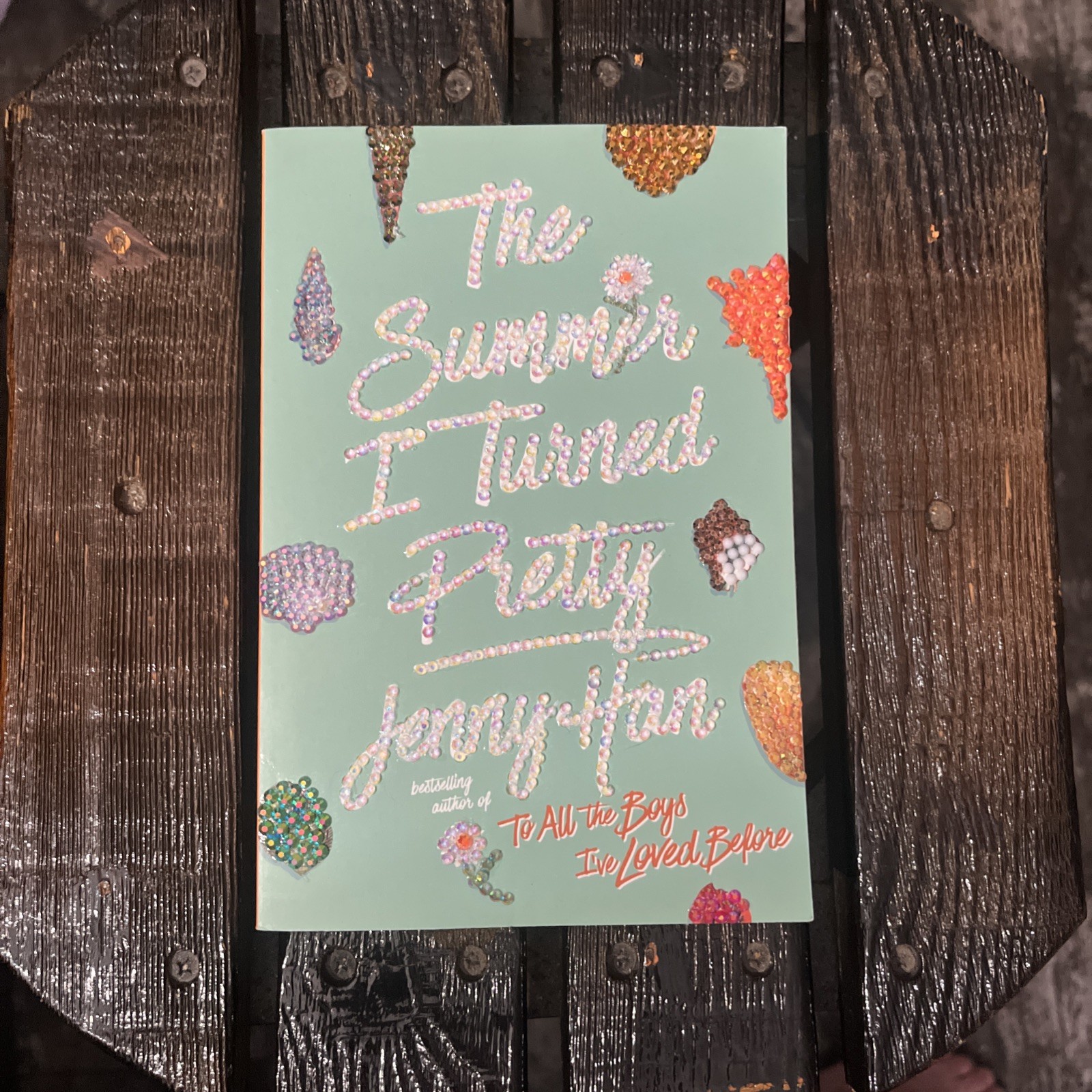 The Summer I Turned Pretty Bedazzled Rhinestone Paperback Book Custom BookTok