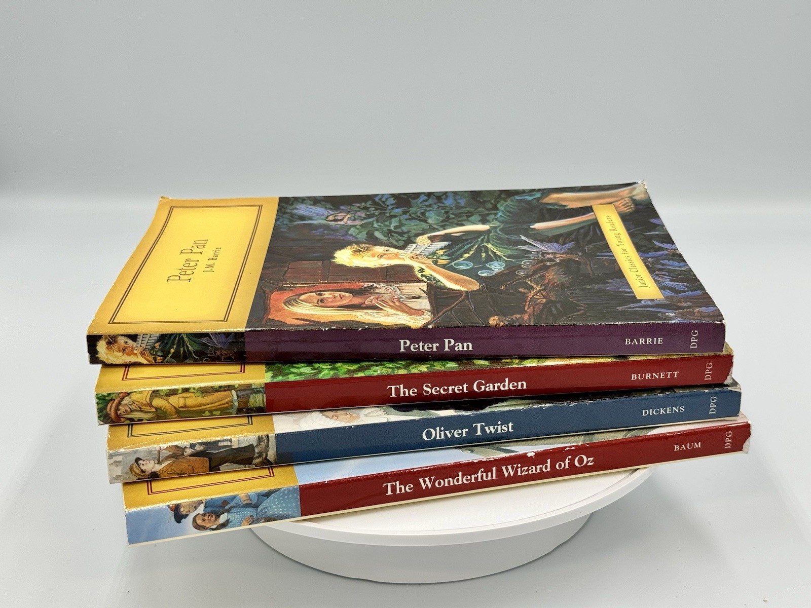Lot Of 4 Junior Classics for Young Readers Dalmatian Press Paperback Books