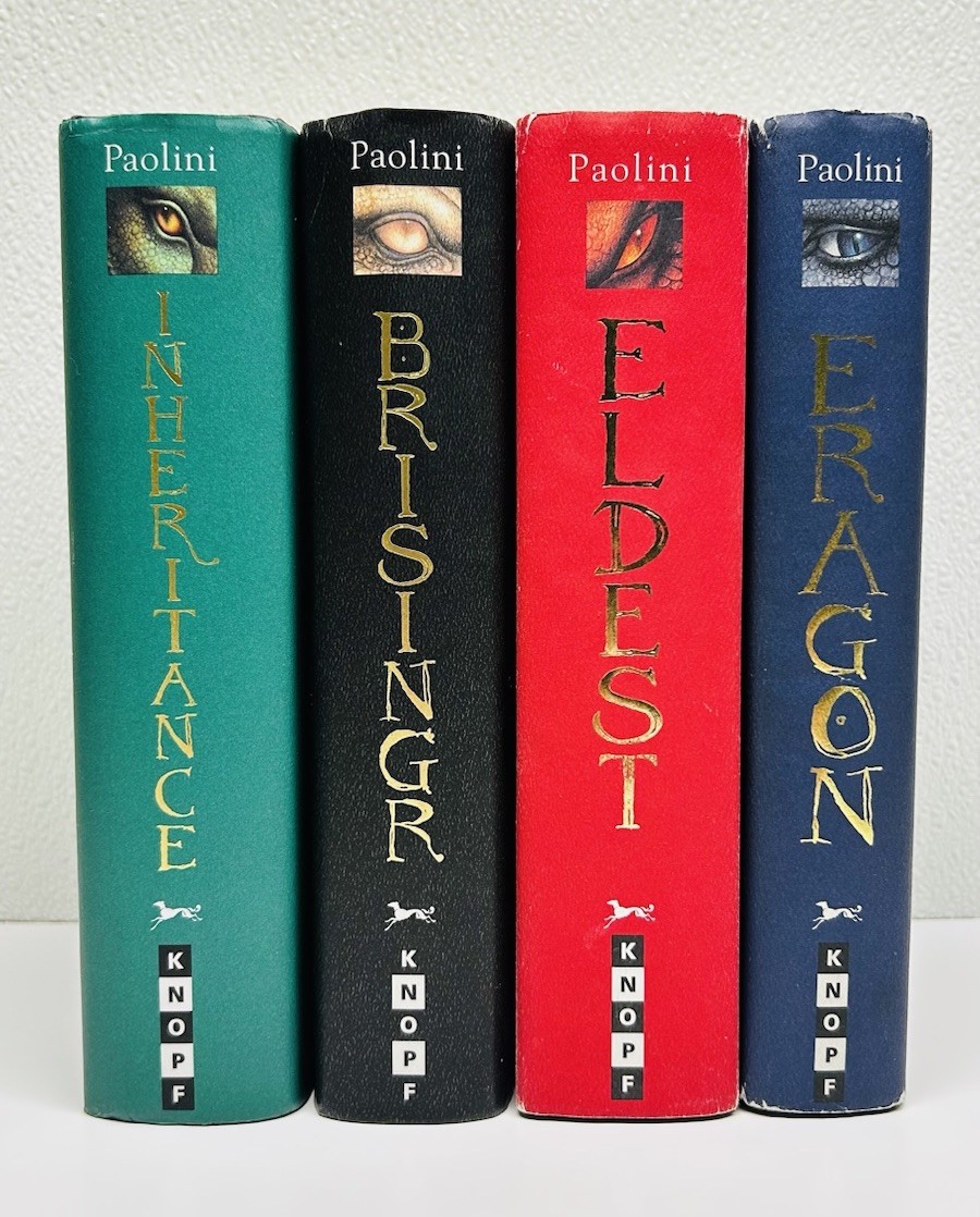 Complete Set 4 THE INHERITANCE CYCLE Books HC/DJ Paolini~Eragon~Eldest~Brisingr