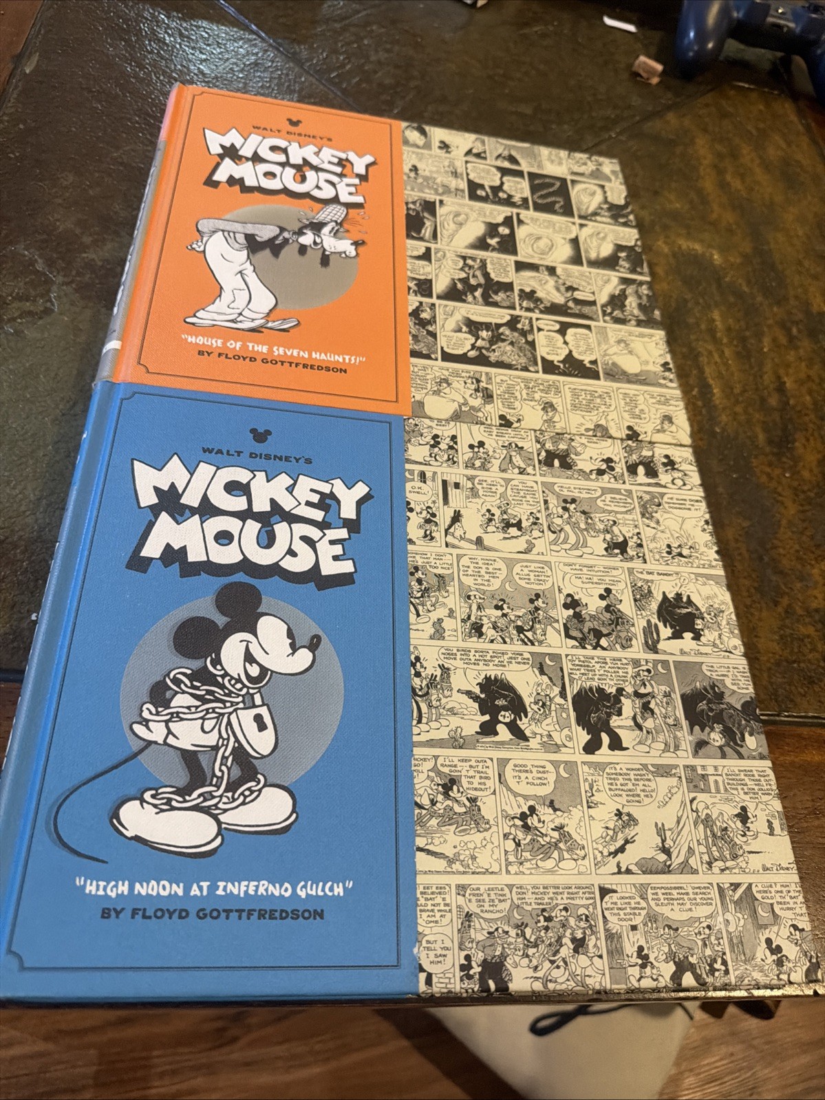 Walt Disney’s Mickey Mouse by Gary Groth and Floyd Gottfredson (2012, Hardcover)
