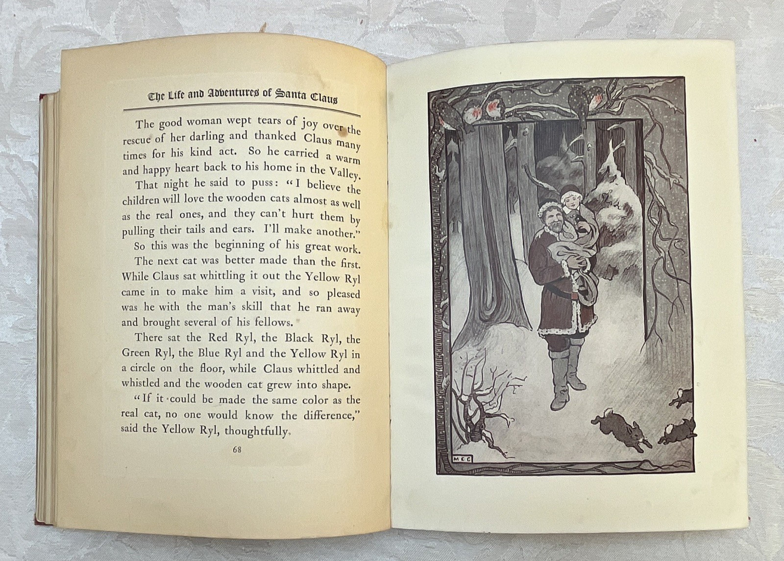 Life and Adventures of Santa Claus by L. Frank Baum (Oz) first edition 1902 Xmas