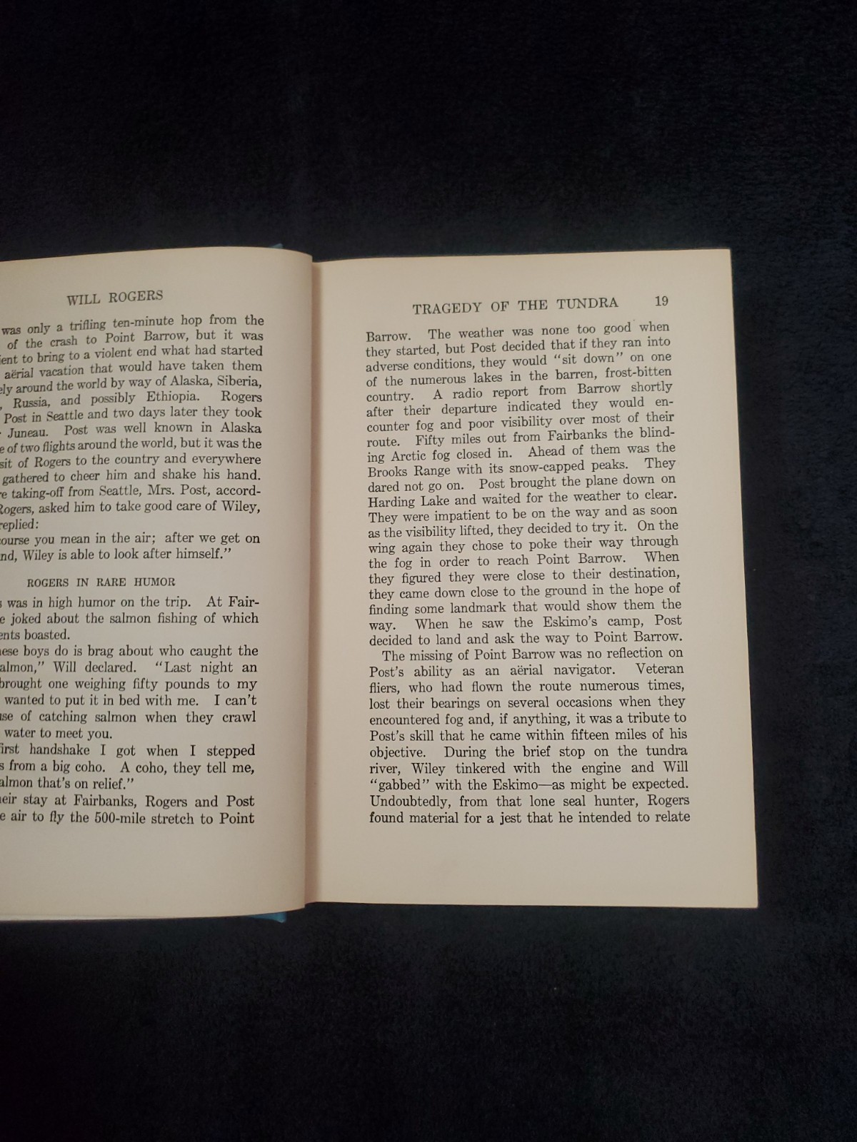 Vintage 1935 Will Rogers – Ambassador of Good Will by P.J. O’Brien
